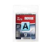 Novus 042-0358 A 53 - Grapa de alambre fino "ultraduro" con 12 mm longitud, 1000 Grapas del Tipo 53/12 ultraduro, un alambre de altísima solidez y estabilidad de la grapa