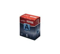 Novus 042-0516 A 53 - Grapa de alambre fino con 6 mm longitud, 5000 Grapas del Tipo 53/6, Óptima aptitud para la sujeción de telas, etiquetas metálicas, malla de alambre, listones finos de madera