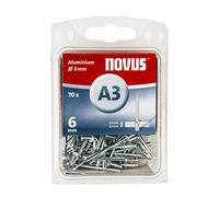 Novus 045-0028 Remache ciego A 3 X 6 Alu 70 St