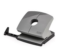 NOVUS B220 Colour ID 2.0 - Perforadora (capacidad para 20 hojas, riel de bloqueo fijo, piezas funcionales de metal), color gris
