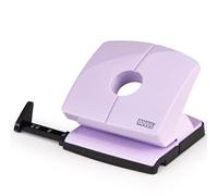 NOVUS B220 Colour ID 2.0 - Perforadora (capacidad para 20 hojas, riel de tope de bloqueo firme, piezas funcionales de metal), color morado