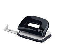 Novus E 210 - Perforadora de papel (capacidad para 10 hojas), color negro y gris