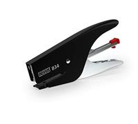 Novus Grapadora B 34 (15 hojas, grapadora tipo 7/45, metal), color negro/gris