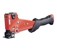 Novus Grapadoras martillo J-055 profesional para uso continuo en construcciones en seco y de tejados, trabaja con grapas de alambre plano de 6 a 14 mm, gran capacidad de carga para