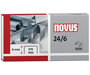 Novus grapas 24/6 DIN, caja de 1000 grapas