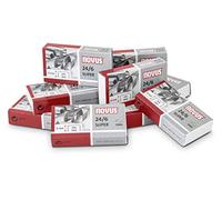 Novus - Grapas estándar para grapadora (10, 24/6 Super)