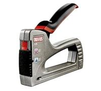 Novus J-25 - Grapadora manual para grapas de alambre fino y alambre plano de 4 a 10 mm y grapadora de martillo grapadora G y H, pistola grapadora profesional, 030-0468