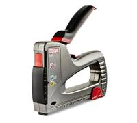 Novus J-29 Grapadora manual - Grapadora para alambre fino y grapas de alambre plano de 6 a 14 mm y clavos hasta 16 mm, pistola grapadora para tejidos, tejidos y molduras 030-0467