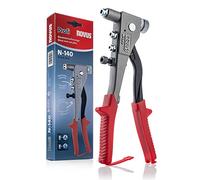 Novus N-140, remachadoras de tuercas profesionales industriales, especialmente resistentes, con pestaña delgada para una fijación con tornillo incluso en puntos difíciles de acceder