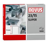 Novus super - grapas, 23/15, galvanizadas (1000 unidades)