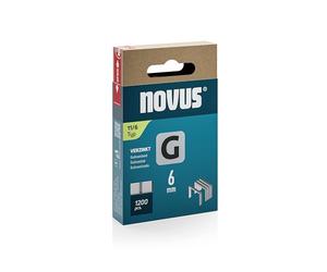 Novus Tools 042-0795 Grapa de alambre plano G tipo 11, gris, 6 mm