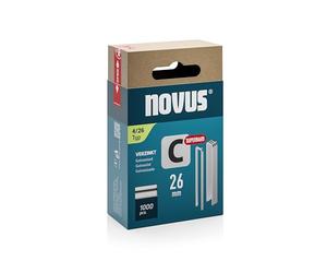 Novus Tools 042-0804 - Pinza para lomo estrecho tipo 4, gris, 26 mm, para grapas