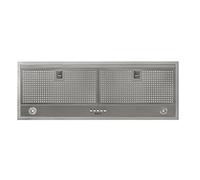 NOVY 829 - Campana (Recirculación, 420 m³/h, 37 Db, Incorporado, Halógeno, Acero inoxidable)
