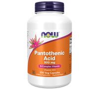 now - ácido pantoténico (vitamina B-5) 500 mg - 250 cápsulas