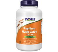 now - cáscara de psyllium caps 700 mg - 180 cápsulas vegetales