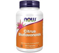 Now Food, Citrus Bioflavonoids, con Vitamina C y Rutina, 100 Cápsulas veganas, Testado en Laboratorio, Sin Soja, Sin Gluten, Vegetariano