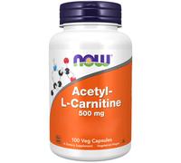 Now Foods, acetil-L-carnitina, 500 mg, 100 vegetales. Cápsulas - envío rápido