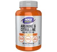 Now Foods Arginina y Citrulina - 120 Cápsulas