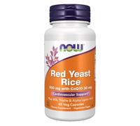 NOW Foods Arroz De Levadura Roja Con La Coenzima Q10, 600 Mg 60 Unidades 90 g