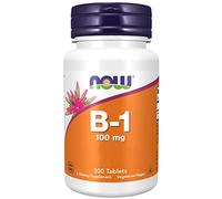 Now Foods, B-1, 100mg, 100 Comprimidos veganos, Probado en Laboratorio, Vitamina B1, Tiamina, Sin Gluten, Sin Soja, Vegetariano
