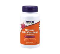 Now Foods Beta Caroteno Natural 7500 mcg (25000 IU) - 90 Cápsulas blandas