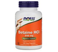 Now Foods betaína HCL, 648 mg, 120 cápsulas vegetarianas