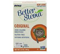Now Foods Better Stevia Packets, Original - 100 Packets - 100 Unidades