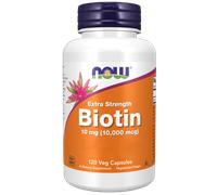 Now Foods Biotin 10 mg (120 Veg Cápsula)