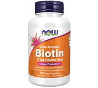 Now Foods Biotin 10 mg (120 Veg Cápsula)