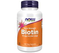 Now Foods, biotina extra fuerte, 10 mg, 120 vegetales. Cápsulas - envío rápido