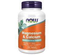 Now Foods Calcium & Magnesium - 100 Tablets