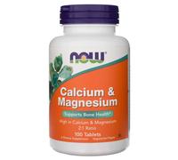 Now Foods Calcio y Magnesio - 100 Tabletas