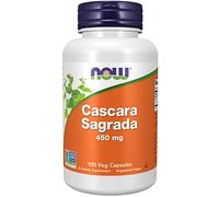 Now Foods, Cascara Sagrada, 450mg, 100 Cápsulas veganas, Probado en Laboratorio, Vegetal, Sin Gluten, Sin Soja, Vegetariano