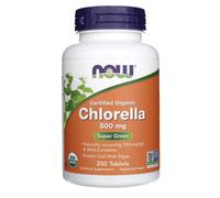 Now Foods Chlorella Orgánica Certificada 500 mg - 200 Tabletas