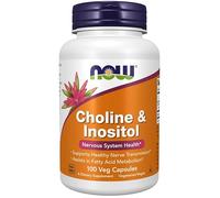 NOW Foods Colina e Inositol, 500 mg - 100 cápsulas