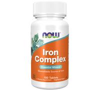 Now Foods, complejo de hierro, 27 mg, 100 verduras. Tabletas - envío rápido