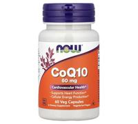 Now Foods CoQ10 60 mg - 60 Cápsulas Vegetales