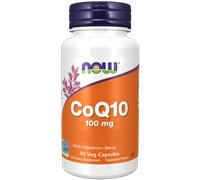 Now Foods CoQ10 100 mg con bayas de espino - 30 cápsulas vegetales
