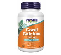 Now Foods Calcio de Coral 1000 mg - 100 Cápsulas Vegetales