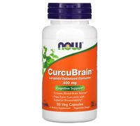NOW Foods CurcuBrain Cognitive Support 400 mg 50 cápsulas vegetales
