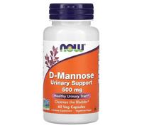 NOW Foods - D-Manosa, 500 mg - 60 cápsulas vegetales