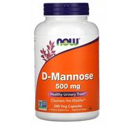 NOW FOODS D-manosa 500mg 240 cápsulas d-MANNOZA
