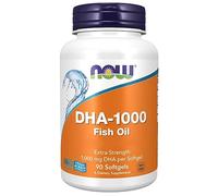 Now Foods, DHA-1000 Fish Oil, con 1000mg DHA por Cápsula, Alta Dosificación, 90 Cápsulas blandas, Testado en Laboratorio, Sin Gluten, Sin Soja, Sin OGM
