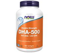 Now Foods Aceite de pescado DHA-500 Doble fuerza 90 cápsulas blandas