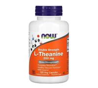 Now Foods Suplemento L-teanina Doble Fuerza 200 mg 120 cápsulas vegetales