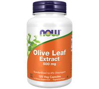 NOW Foods Extracto de hoja de olivo, 500 mg