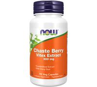 Now Foods, extracto de Vitex de bayas castas, 300 mg, 90 verduras. Cápsulas -...
