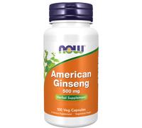 Now Foods, ginseng americano, 500 mg, 100 verduras. Cápsulas - envío rápido