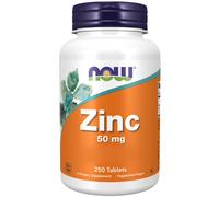 Now Foods, gluconato de zinc, 50 mg, 250 tabletas - envío rápido