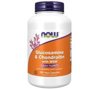 Now Foods Glucosamina y Condroitina con MSM - 180 Cápsulas